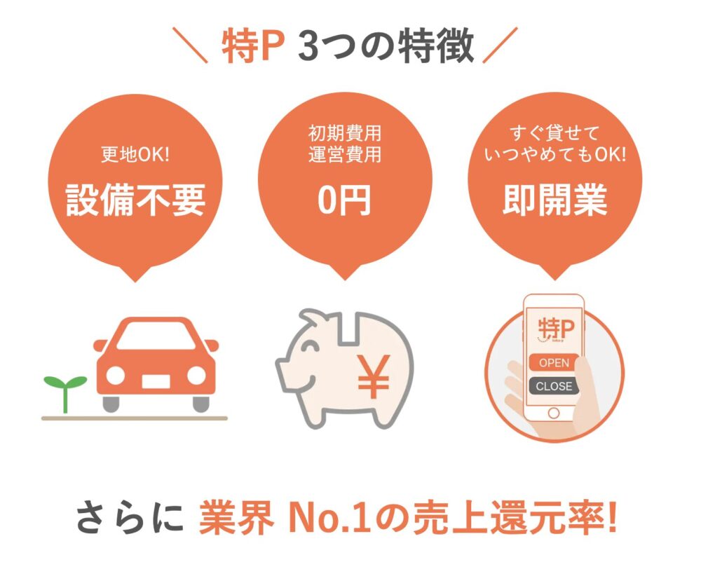 オーナー向けサービス:空きスペースの有効活用